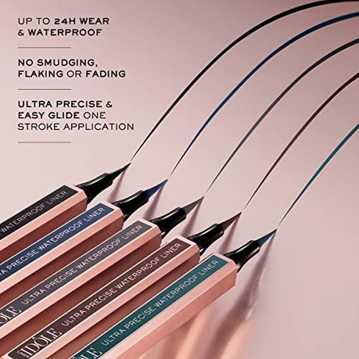 Image du produit Lancôme Idôle Eyeliner liquide waterproof à pointe feutre ultra-précise 24Hr Smudge-Resistant Wear Green (Vert)