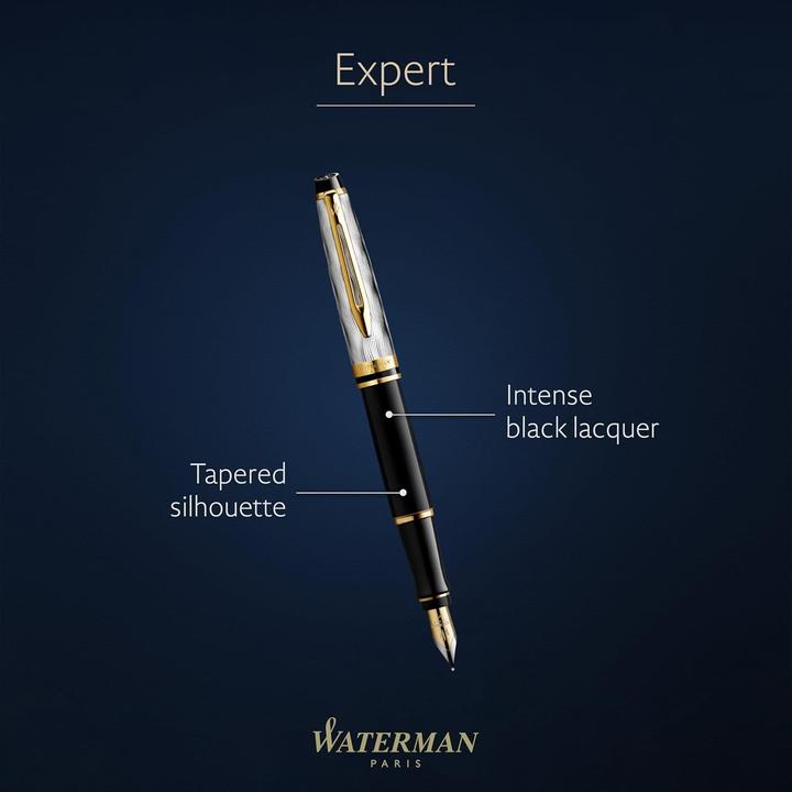 Produktbild Waterman EXPERT Füllfederhalter REFLETS DE PARIS (Schwarz, 1x)