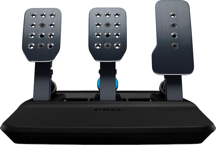 Actual product image Logitech G PRO Racing Pedals - BLACK - N/A - EMEA (PC, PS4, Xbox Series X, Xbox Series S, PS5, Xbox One X, Xbox One S)