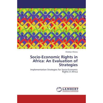 Socio-Economic Rights in Africa: An Evaluation of Strategies, Fachbücher