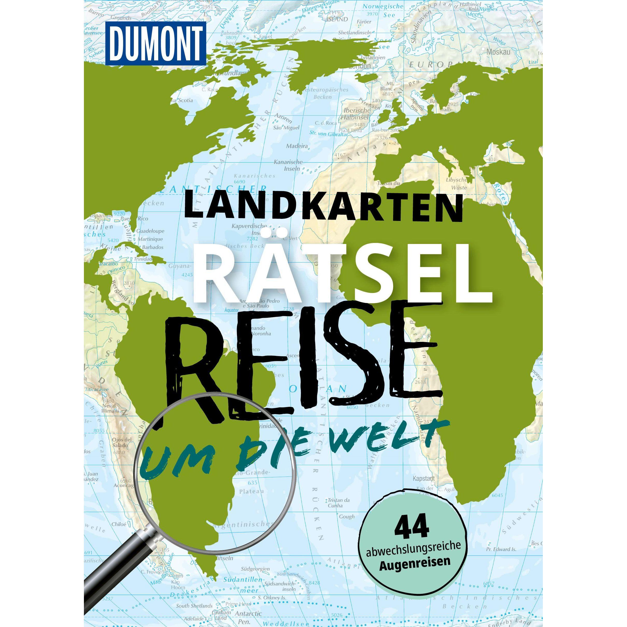 Landkarten-Rätselreise um die Welt, Ratgeber von Nadine Ormo, Michael Laufersweiler