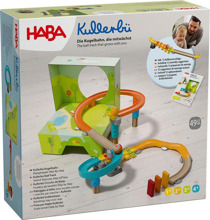 Haba Kullerbü Kugelbahn Klangtreppe Step by Step
