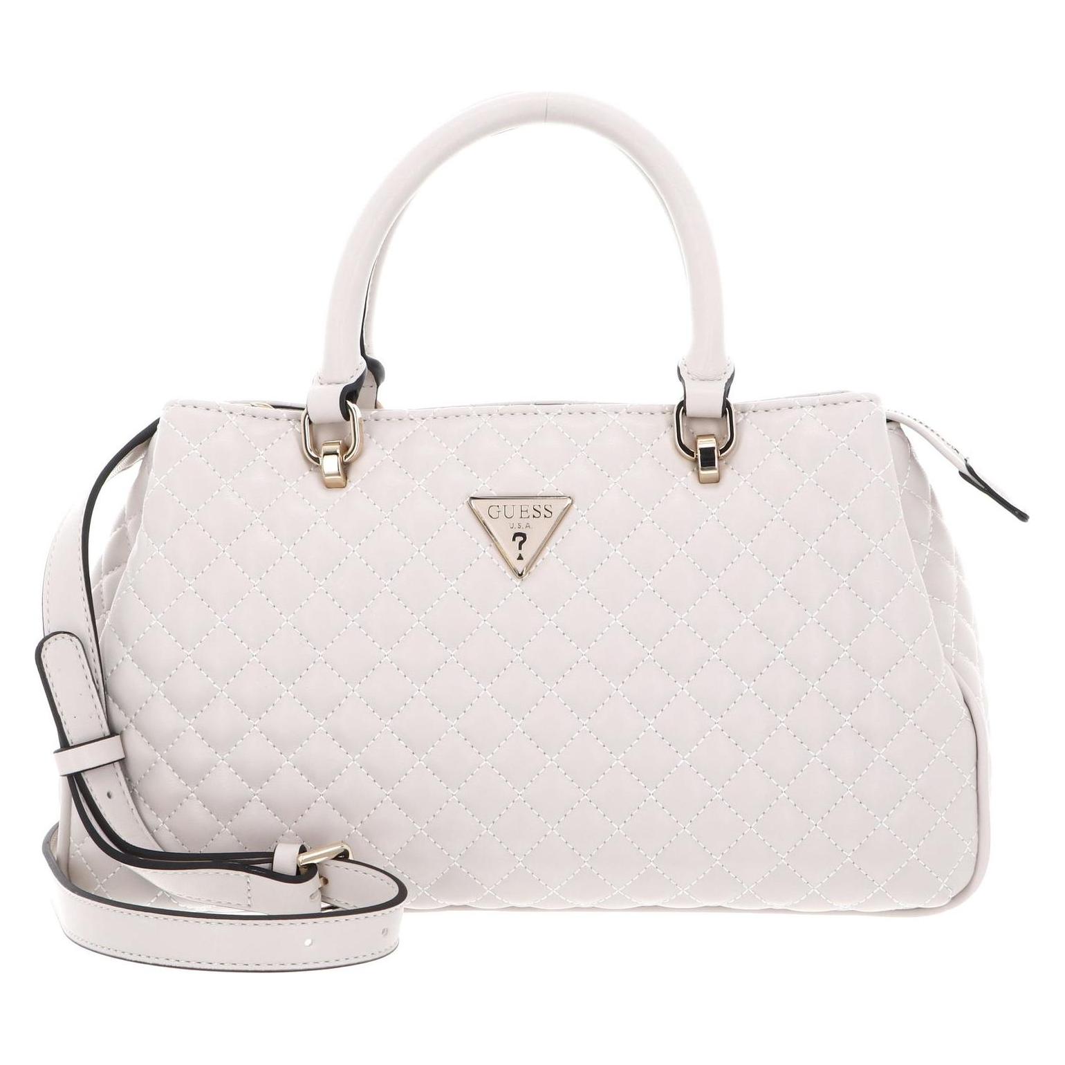 Guess, Damen, Handtasche, Eco Rainee Satchel, Beige