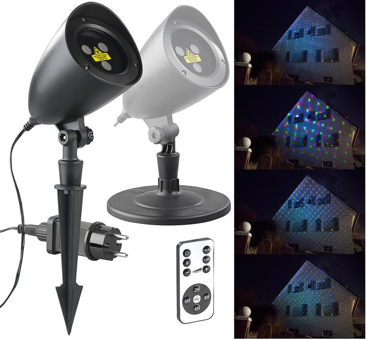 Lunartec Projecteur laser RGB avec effet de lumière étoilée & télécommande