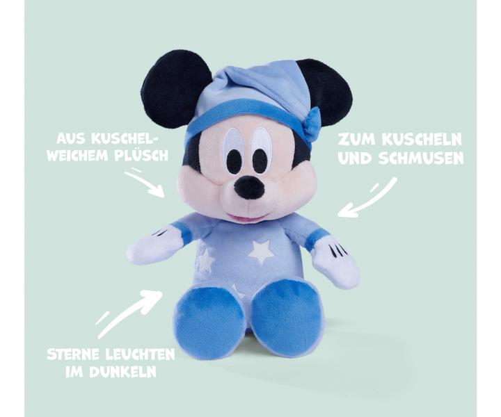 Actual product image Simba Disney Good Night Mickey GID Plush (28 cm)