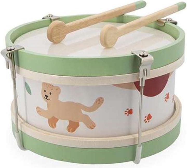 Actual product image Janod Sunshine drum (German, French, Italian, English)