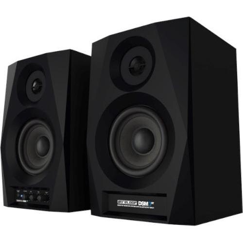Thumbnail - reloop DSM-3 BT Desktop Monitor System Set (Aktiv, Paar, 2x 20 W), Monitor Lautsprecher, Schwarz