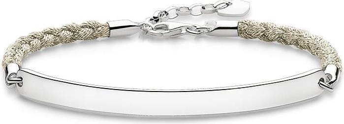 Produktbild Thomas Sabo Armband Beiges Mokuba (19.50 cm, Kunststoff, Silber)