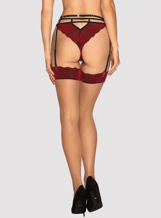 Produktbild Obsessive Sugestina Lace Garter Stockings (M)