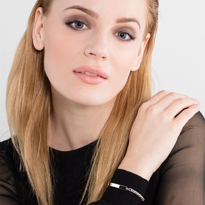 Produktbild Thomas Sabo Armband Beiges Mokuba (19.50 cm, Kunststoff, Silber)