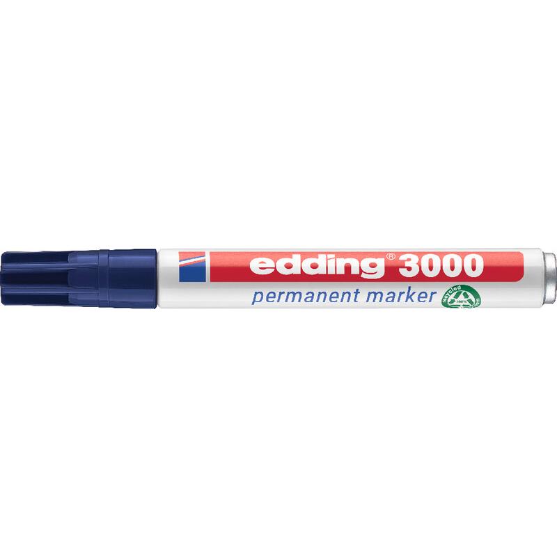 Thumbnail - Edding, Marker, Permanent Marker 3000 (Blue, 1.50 mm, 1 x)