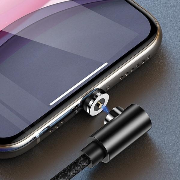 Produktbild Usams USB USB-A - lightning cable 1 m black (63288) (1 m, USB 3.0)