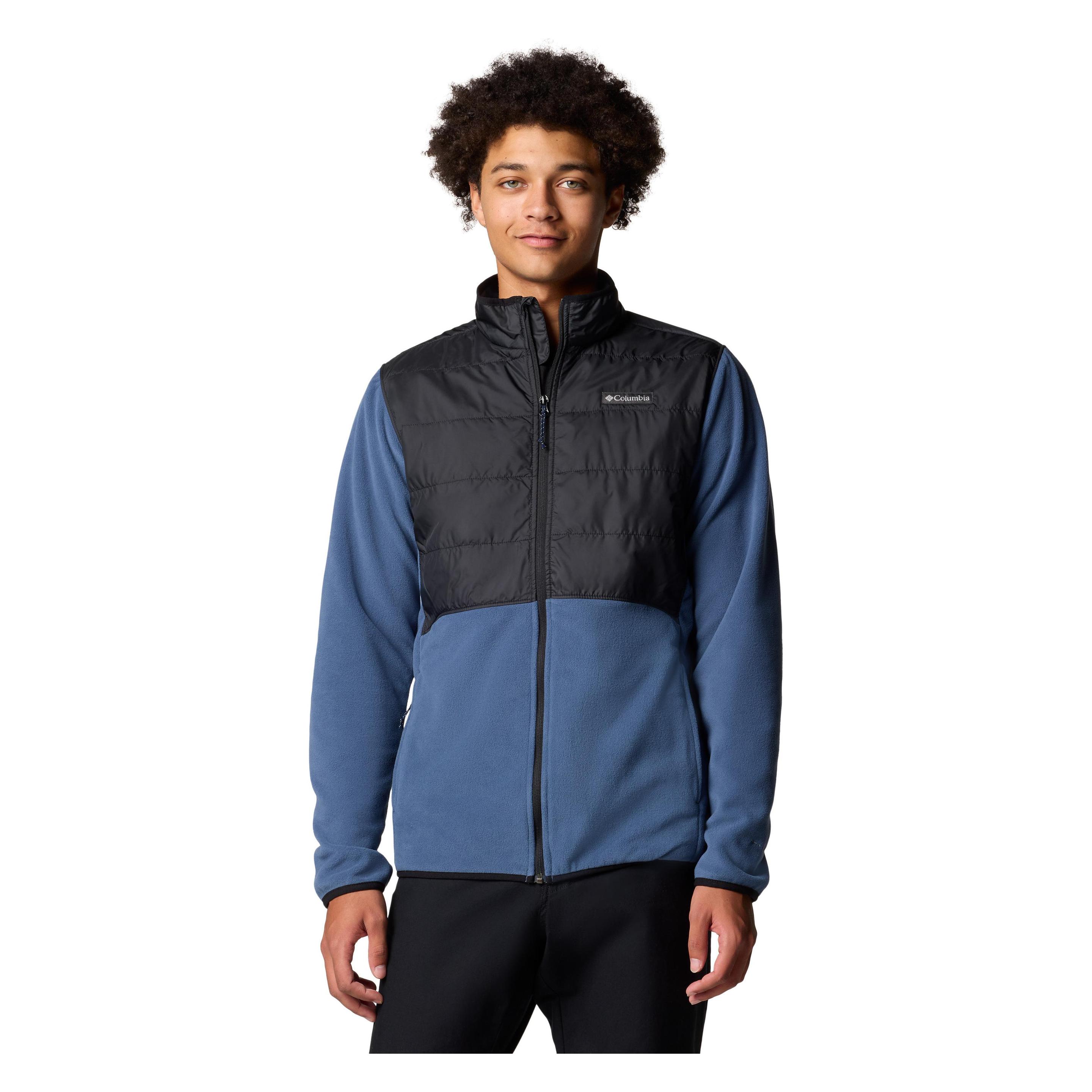Columbia, Herren, Outdoorjacken, Basin Butte™ Full Zip Fleece Ii (Xxl), Blau, Xxl