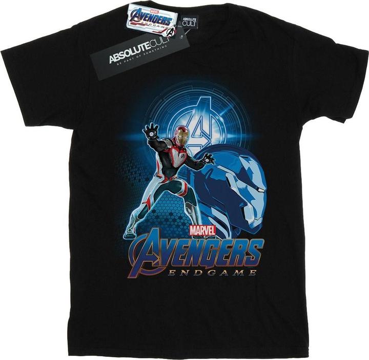 Actual product image Mens Avengers Endgame Iron Man Team Suit T-Shirt (S)