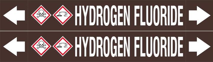 Produktbild Brady ASME - Rohrmarkierer - Hydrogen Fluoride