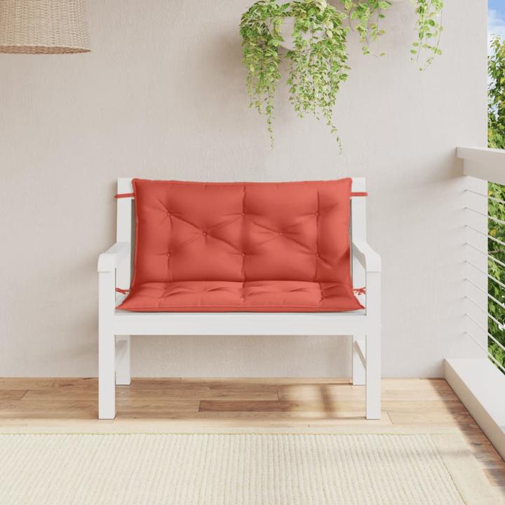 Immagine prodotto VidaXL Cuscini per panca da giardino 2 pezzi in tessuto (100 x 50 x 7 cm)