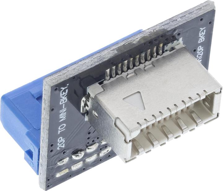 Produktbild InLine ® USB 3.0 zu USB 3.1 Frontpanel Key-B Adapter intern