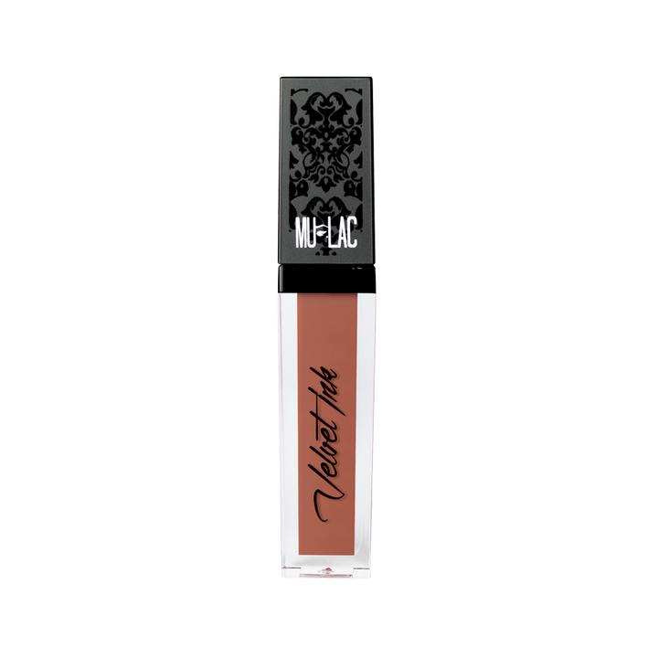 Actual product image Mulac Velvet Ink Matte Liquid Lipstick 01 In My Birthday Suit - A Luxurious Matte Liquid Lipstick (01 In My Birthday Suit)