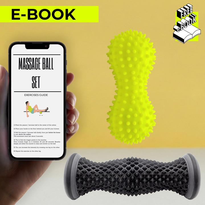 Actual product image Kalahari 4 Wellness Set Faszienrolle Fuss und Duo Igelball