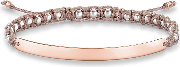 Thomas Sabo Armband 925er (21 cm, Kunststoff, Silber)