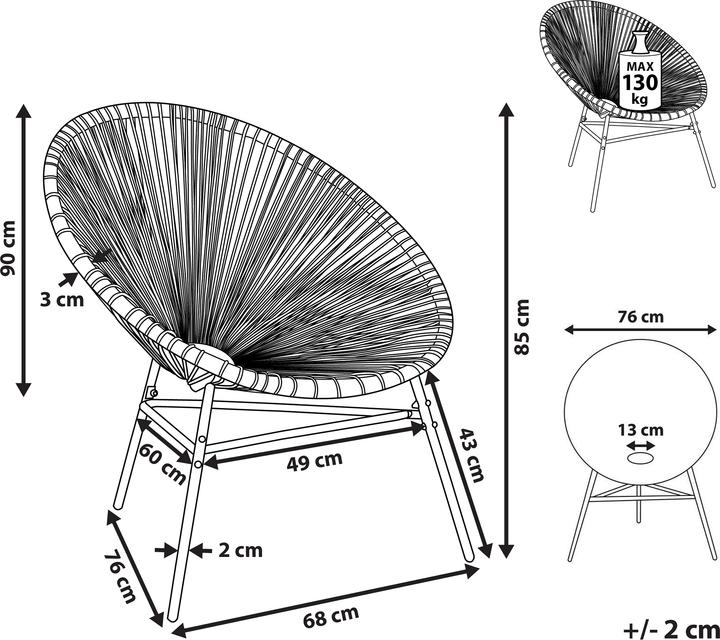 Produktbild Beliani Acapulco
