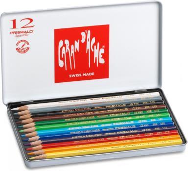 Actual product image Caran d'Ache Prismalo Aquarelle Metallschachtel (Multicoloured, 12 x)