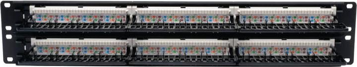 Produktbild Eaton 48-Port 2U Rack-Mount Cat5e 110 Patch Panel 568B RJ45 Ethernet TAA