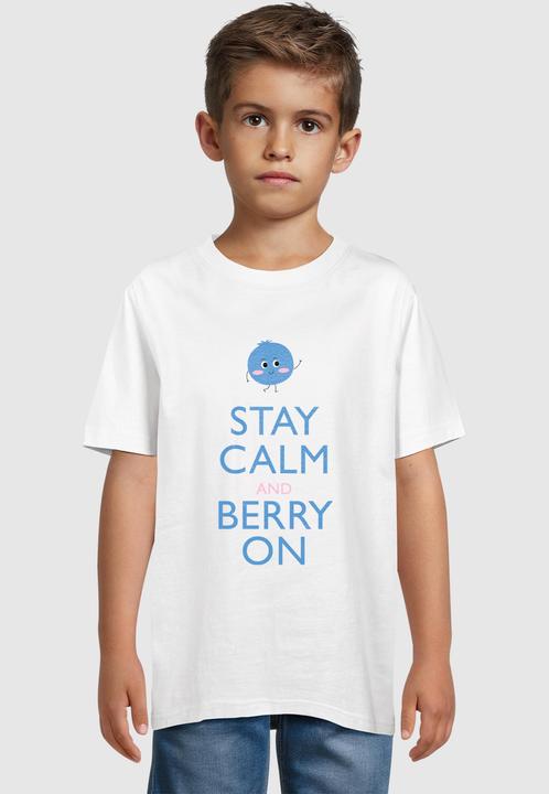 Produktbild Merchcode Kids Berry Calm - Basic T-Shirt - 185059 (110, 116)