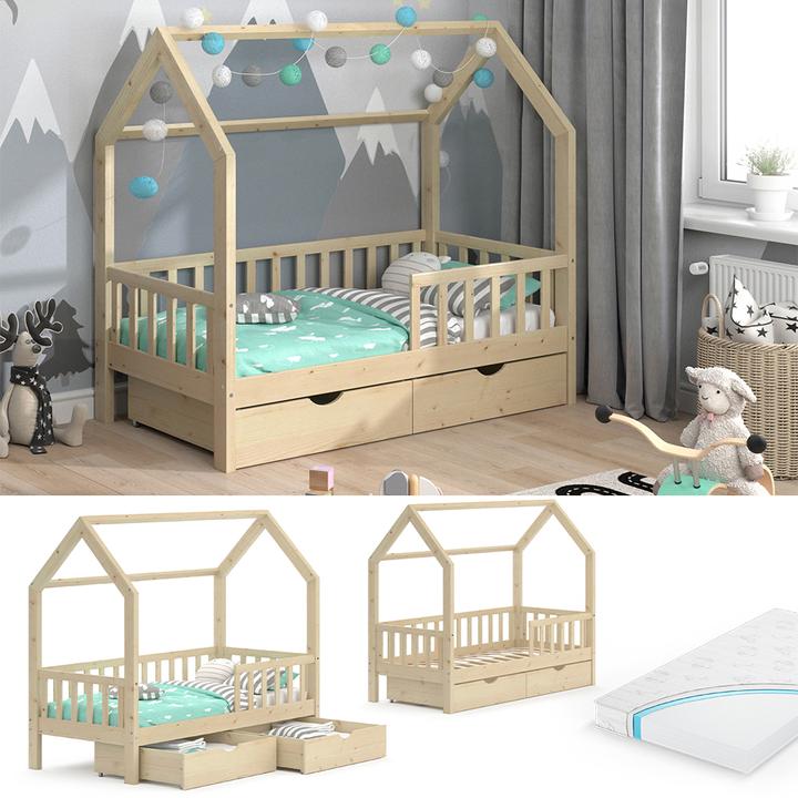 Produktbild VitaliSpa Wiki mit Schubladen und Matratze (80 x 160 cm)