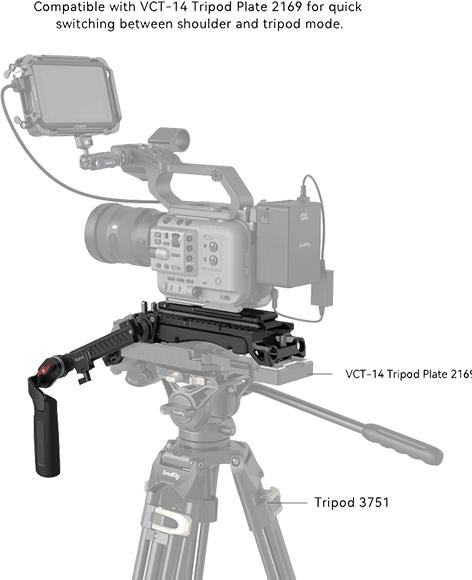 Image du produit SmallRig 4274 Kit de support d'épaule (Pro) (Béquille)