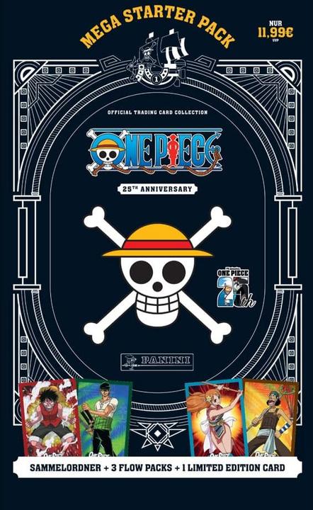 Actual product image Panini One Piece Trading Cards Starter Pack 25th Anniversary *German Version* (German)