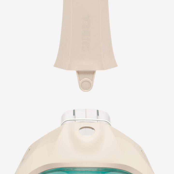 Produktbild Subea Schnorchelmaske Tauchen Damen/Herren - Easybreath 900 beige/grün