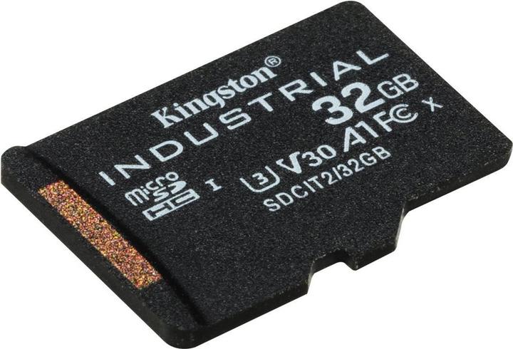 Productafbeelding Kingston microSDHC Industriële pSLC (32 GB, microSDHC, U3, UHS-I)