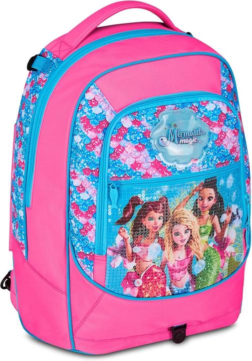 Actual product image Seven Mermaid Magic School Trolley Backpack with Removable Wheels (33 l)