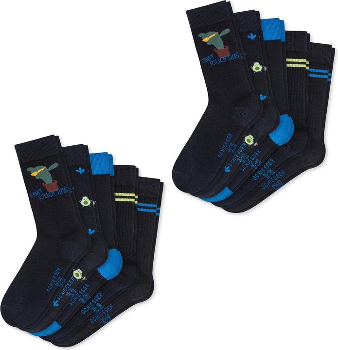 Produktbild Schiesser Freizeitsocken Muster Mix (10er Pack, 31 - 34)