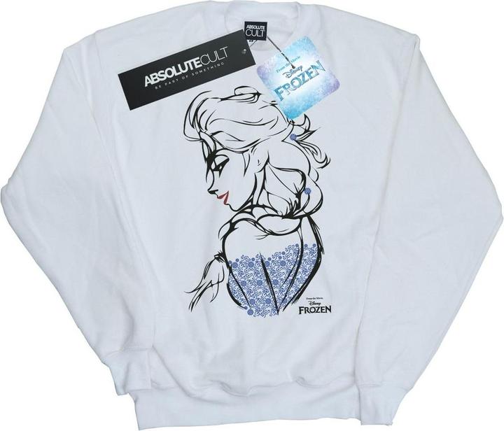 Actual product image Disney Frozen Womens/Ladies Elsa Sketch Heather Sweatshirt (L)