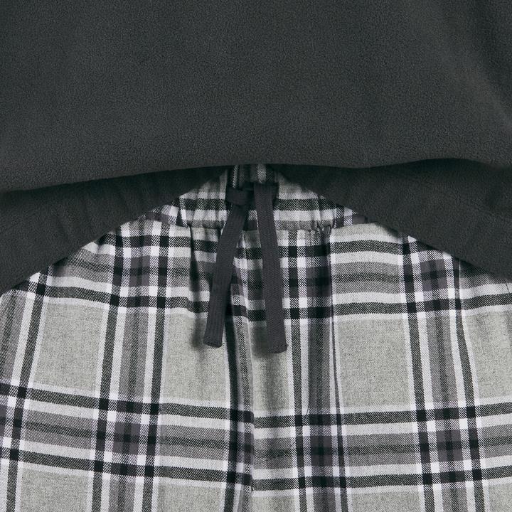 Actual product image La Redoute Collections Pyjama Sweatshirt aus Fleece und karierte Hose (182)