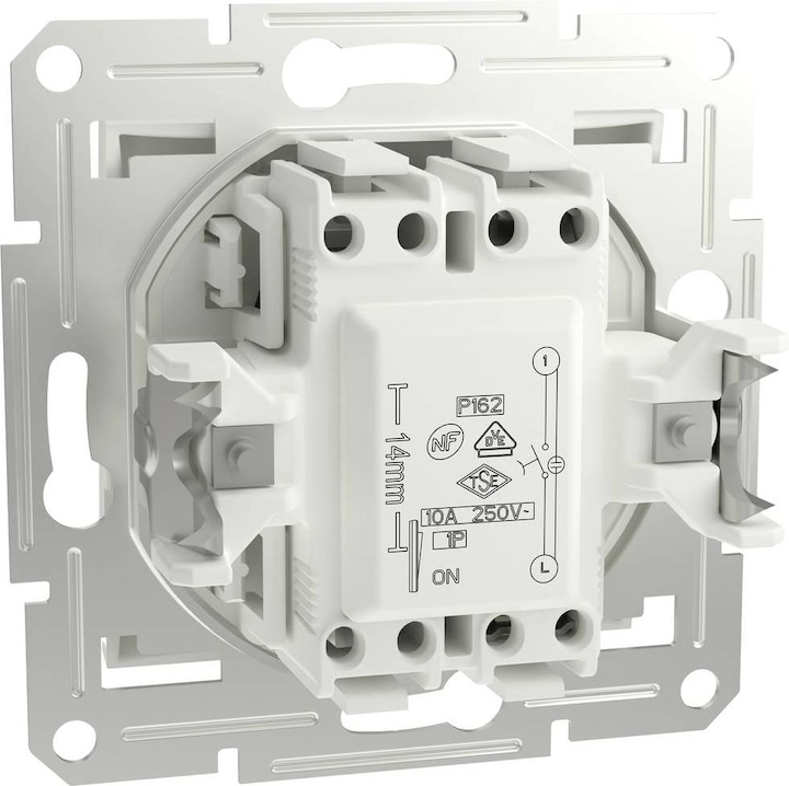 Image du produit Schneider Electric Bouton-poussoir Asfora blanc (RAL 9003) EPH1670121D