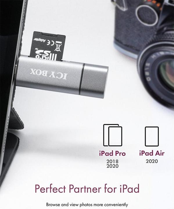 Image du produit Icy Box Ib-Cr200-C Sd (USB, USB 2.0 Micro-B)