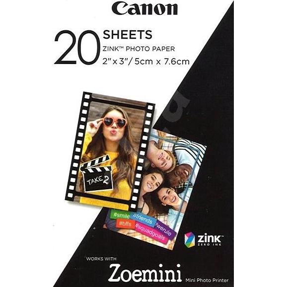 Thumbnail - Canon Zink ZP-2030 (Foto (5x7.6cm), 20 x), Fotopapier, Weiss