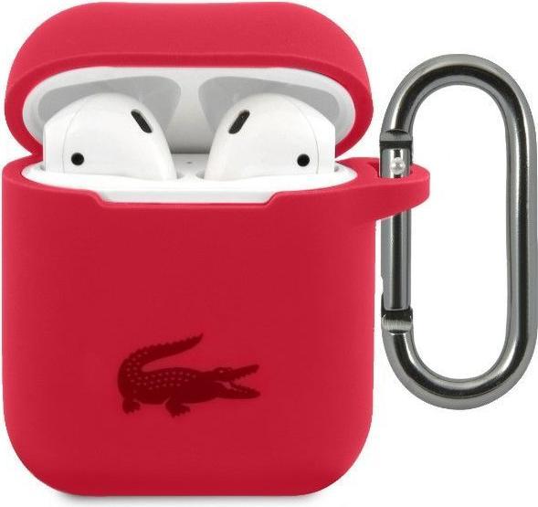 Image du produit Lacoste Airpods 1/2 Liquid Silicone Glossy Printing Logo Case (Sac pour écouteurs)