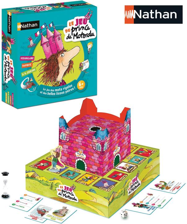 Actual product image Nathan le Jeu du Prince de Motordu Board Game Learn (French)