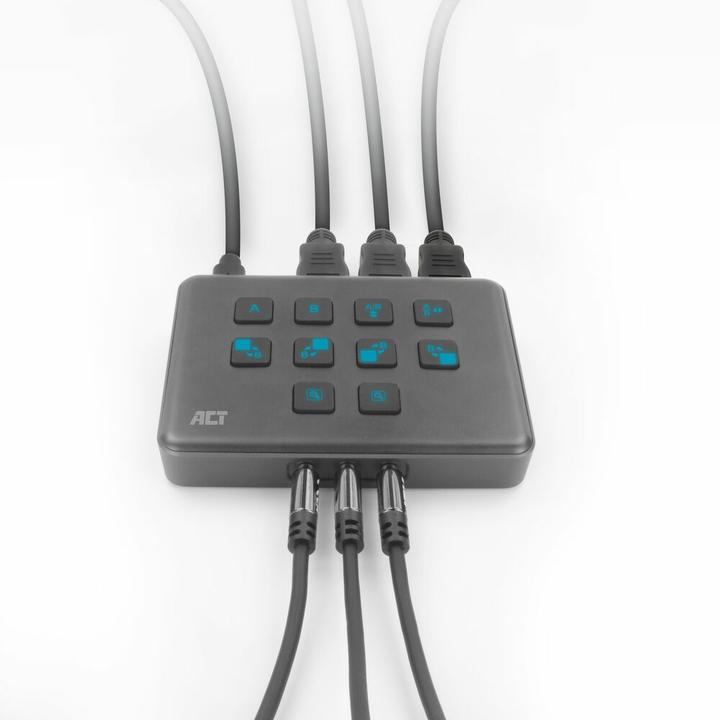 Produktbild ACT Dual HDMI input USB-C Video Switcher for capturing and live streaming