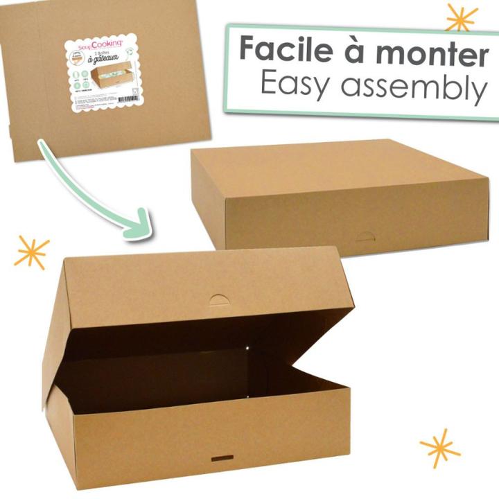 Immagine prodotto ScrapCooking 2 Tortenschachteln -32x32x8 cm