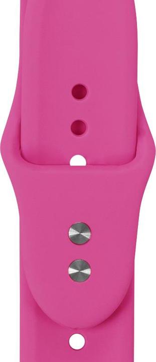 Actual product image Crong Liquid - Apple Watch Armband 38/40/41 mm (rosa) (Liquid silicone)