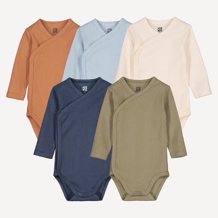 Actual product image La Redoute Collections 5er-Pack Langarm-Bodys für Neugeborene (62)