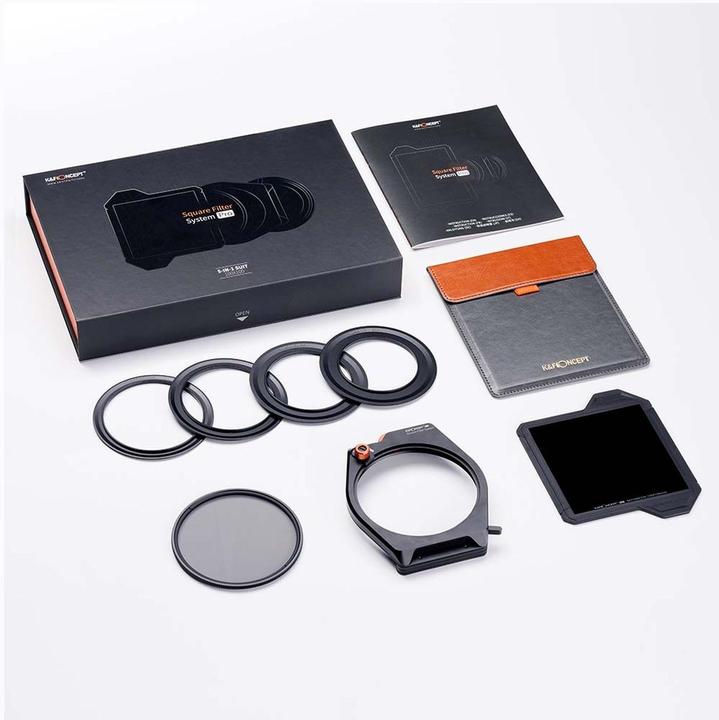 Produktbild K&F Concept Concept Filterkit Square X-Pro: Houder CPL ND1000 (ND- / Graufilter, 100 mm)