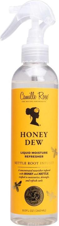 Actual product image Camille Rose Honey Dew Liquid Moisture Refresher for Daily Curl Refresh and Soft Silky Hair with Hon