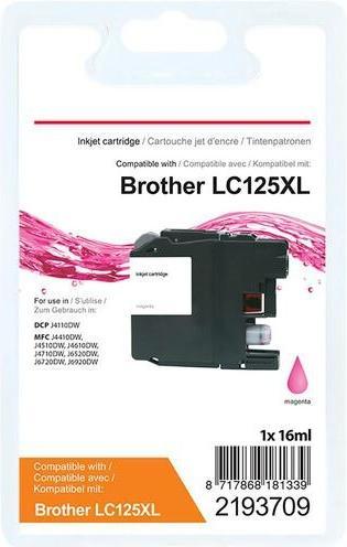 Produktbild Office Depot Tintenpatrone Kompatibel Brother LC125XL Magenta (M)