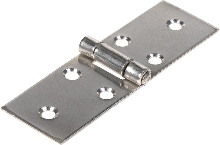 Actual product image Struct Table hinge, wide, V2A, 100 x 32 mm, thread type